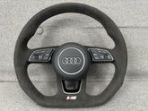 Audi S4 A4 B9 RS4 A5 S5 RS5 F5 Alcantara S-Line Steering Wheel Manual Original