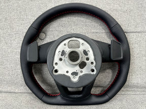 Audi A4 S4 B9 A5 S5 F5 Flat Bottom S-Line Steering Wheel With Paddles Genuine