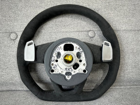 Audi RS5 RS4 B9 F5 Alcantara Flat Bottom Steering Wheel With DSG Paddles Genuine