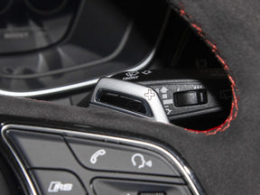 Audi RS5 RS4 B9 F5 Alcantara Flat Bottom Steering Wheel With DSG Paddles Genuine