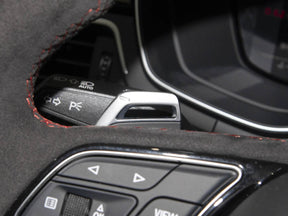 Audi RS5 RS4 B9 F5 Alcantara Flat Bottom Steering Wheel With DSG Paddles Genuine