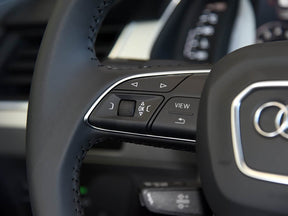 AUDI A4 B9 Allroad A5 F5 Q5 FY Q7 4M Q8 Round Leather Steering Wheel With Paddle