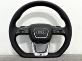 Audi Flat Bottom Sport Steering Wheel S-Line S4 B9 S5 F5 SQ5 FY SQ7 4M SQ8