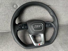 Audi Q5 SQ5 FY Q7 SQ7 Q8 Q3 A3 A4 A5 S5 S4 B9 Flat Bottom Steering Wheel S-Line