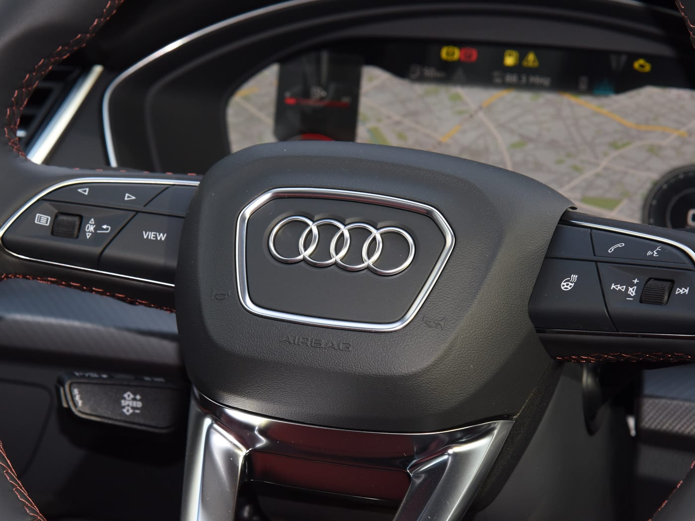 Audi Heated Flat Bottom Steering Wheel Q5 SQ5 Q7 SQ7 Q8 A4 A5 S5 S4 B9 A7 8W S7