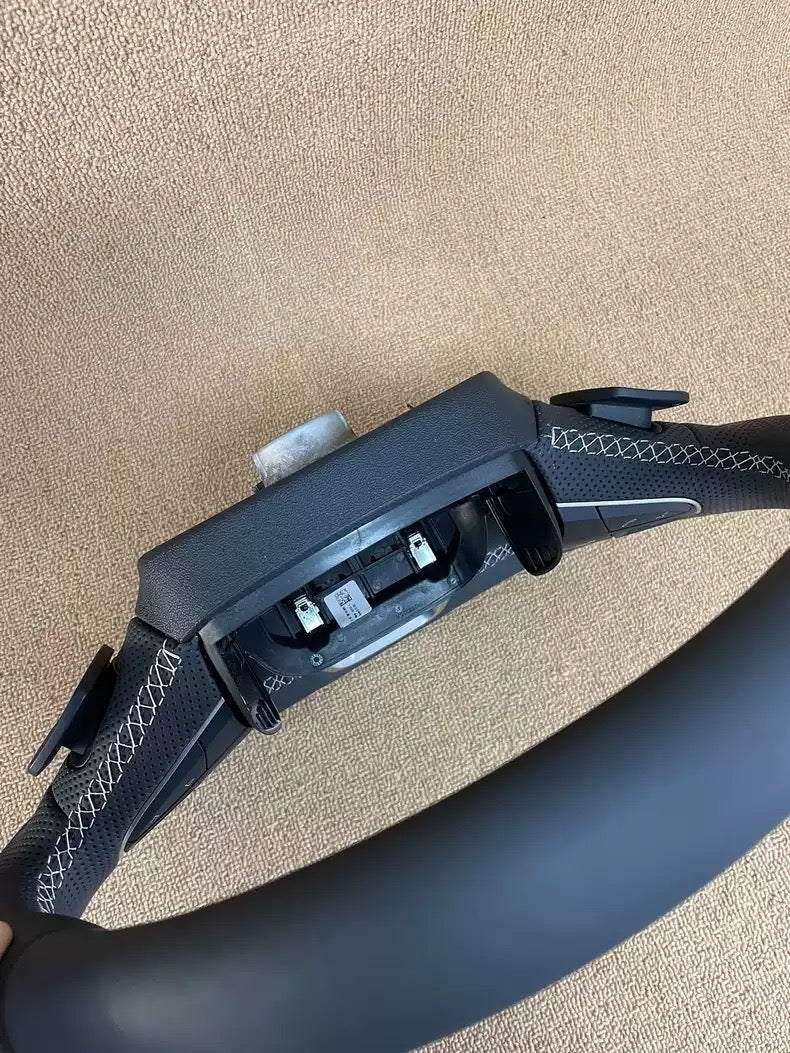 Audi Heated Flat Bottom Steering Wheel Q5 SQ5 Q7 SQ7 Q8 A4 A5 S5 S4 B9 A7 8W S7