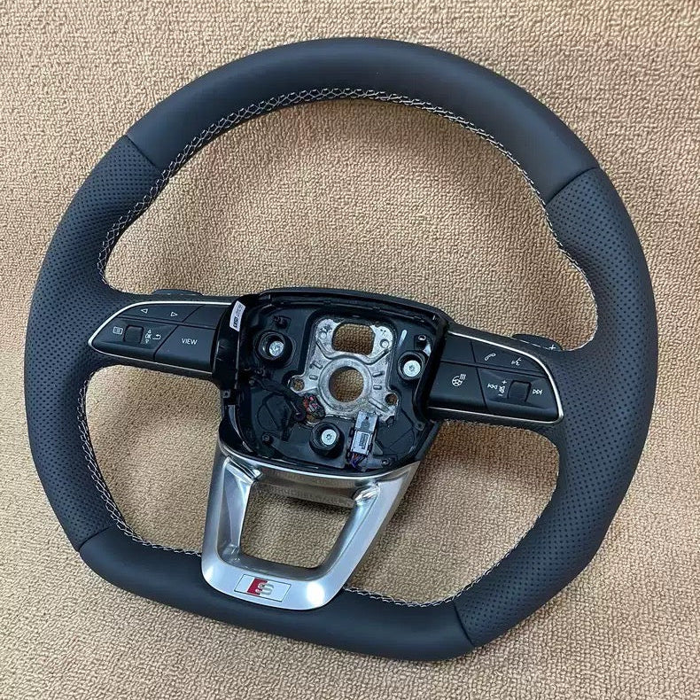 Audi Heated Flat Bottom Steering Wheel Q5 SQ5 Q7 SQ7 Q8 A4 A5 S5 S4 B9 A7 8W S7