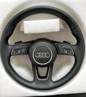 AUDI A4 B9 A5 F5 S4 S5 Multifunction Leather Steering Wheel With Paddles Genuine