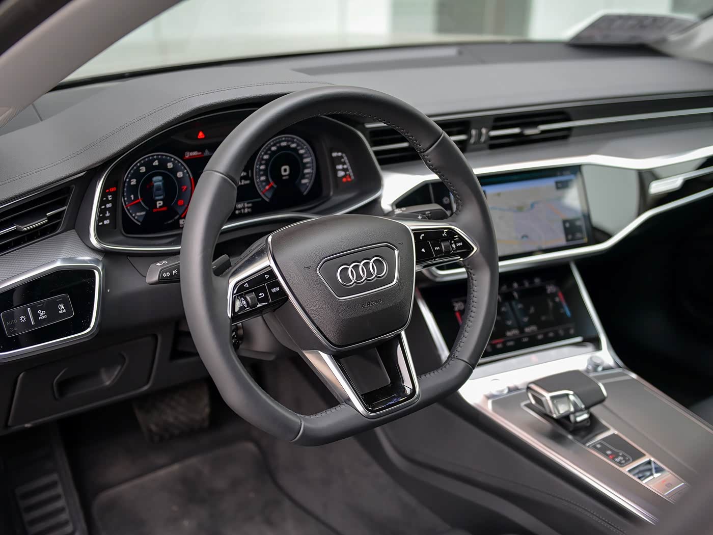 Audi Flat Bottom Steering Wheel Sport A6 S6 RS6 C8 A7 S7 A8 S8 E-TRON Genuine