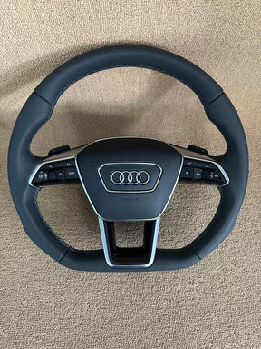 Audi Flat Bottom Steering Wheel Sport A6 S6 RS6 C8 A7 S7 A8 S8 E-TRON Genuine