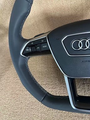 Audi Flat Bottom Steering Wheel Sport A6 S6 RS6 C8 A7 S7 A8 S8 E-TRON Genuine