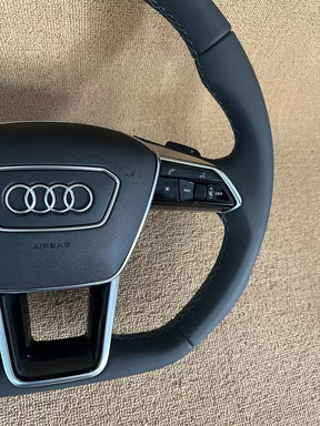 Audi Flat Bottom Steering Wheel Sport A6 S6 RS6 C8 A7 S7 A8 S8 E-TRON Genuine