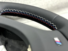 Genuine BMW E70 X5M E71 X6M M Steering Wheel With Paddels NEW Leather Retrimed