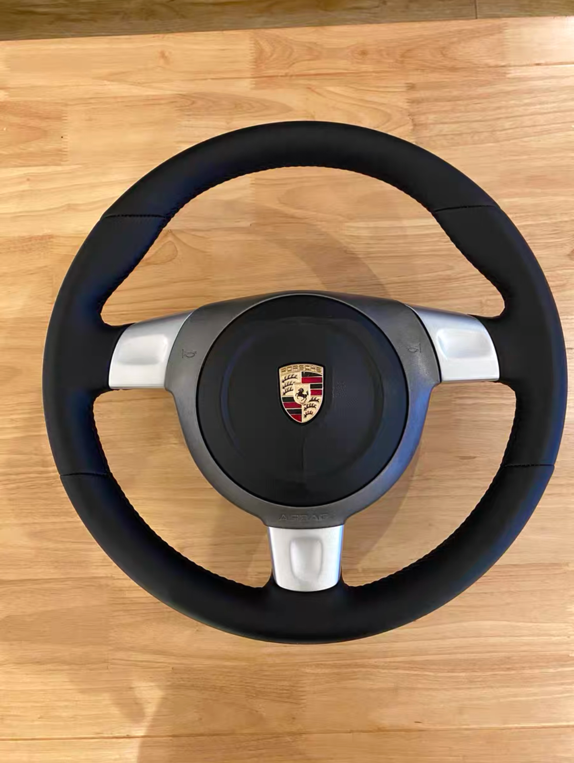 Porsche 911 997 GTS GT3 GT2 RS TURBO 987 Leather Sport Steering Wheel New Manaul