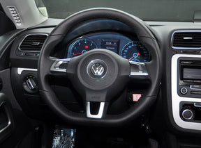 VOLKSWAGEN SCIROCCO MK3 GOLF MK6 FLAT BOTTOM STEERING WHEEL 1K8419091G GENUINE