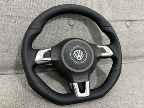 VOLKSWAGEN SCIROCCO MK3 GOLF MK6 FLAT BOTTOM STEERING WHEEL 1K8419091G GENUINE