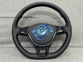 Volkswagen Transporter T5.1 T6 Leather Flat Bottom Steering Wheel 2010+ Genuine