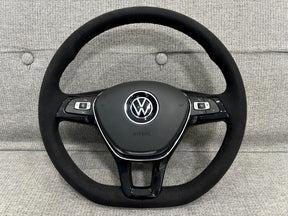 VW Golf7 Polo T-roc Passat B8 Tiguan T5 T6 Jetta Touran Alcantara Steering Wheel