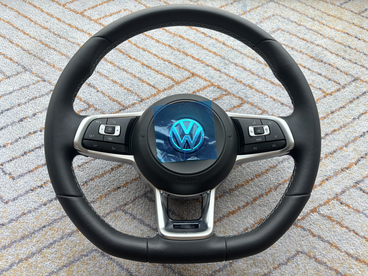 VW R-Line Steering Wheel Golf Mk7 T-Roc Polo Touran Tiguan Scirocco Gti *Genuine