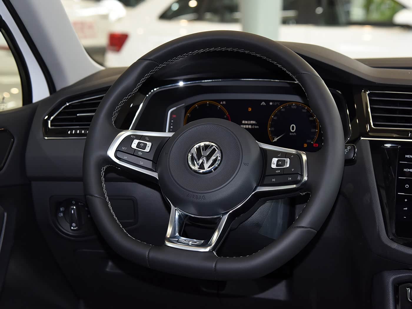 VW R-Line Steering Wheel Golf Mk7 T-Roc Polo Touran Tiguan Scirocco Gti *Genuine