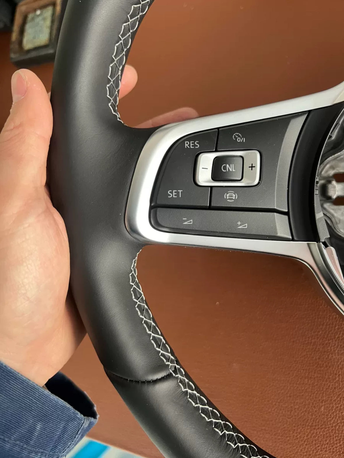 VW R-Line Steering Wheel Golf Mk7 T-Roc Polo Touran Tiguan Scirocco Gti Manual