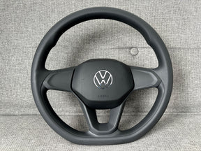 VW Mk8 Flat Bottom Steering Wheel Manual Golf Polo T5.1 T6 Tiguan Touran Genuine