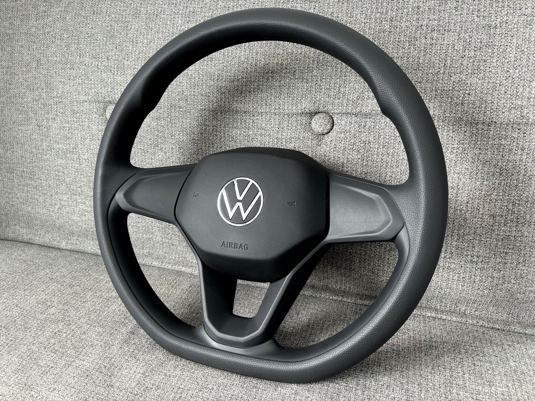VW Mk8 Flat Bottom Steering Wheel Manual Golf Polo T5.1 T6 Tiguan Touran Genuine