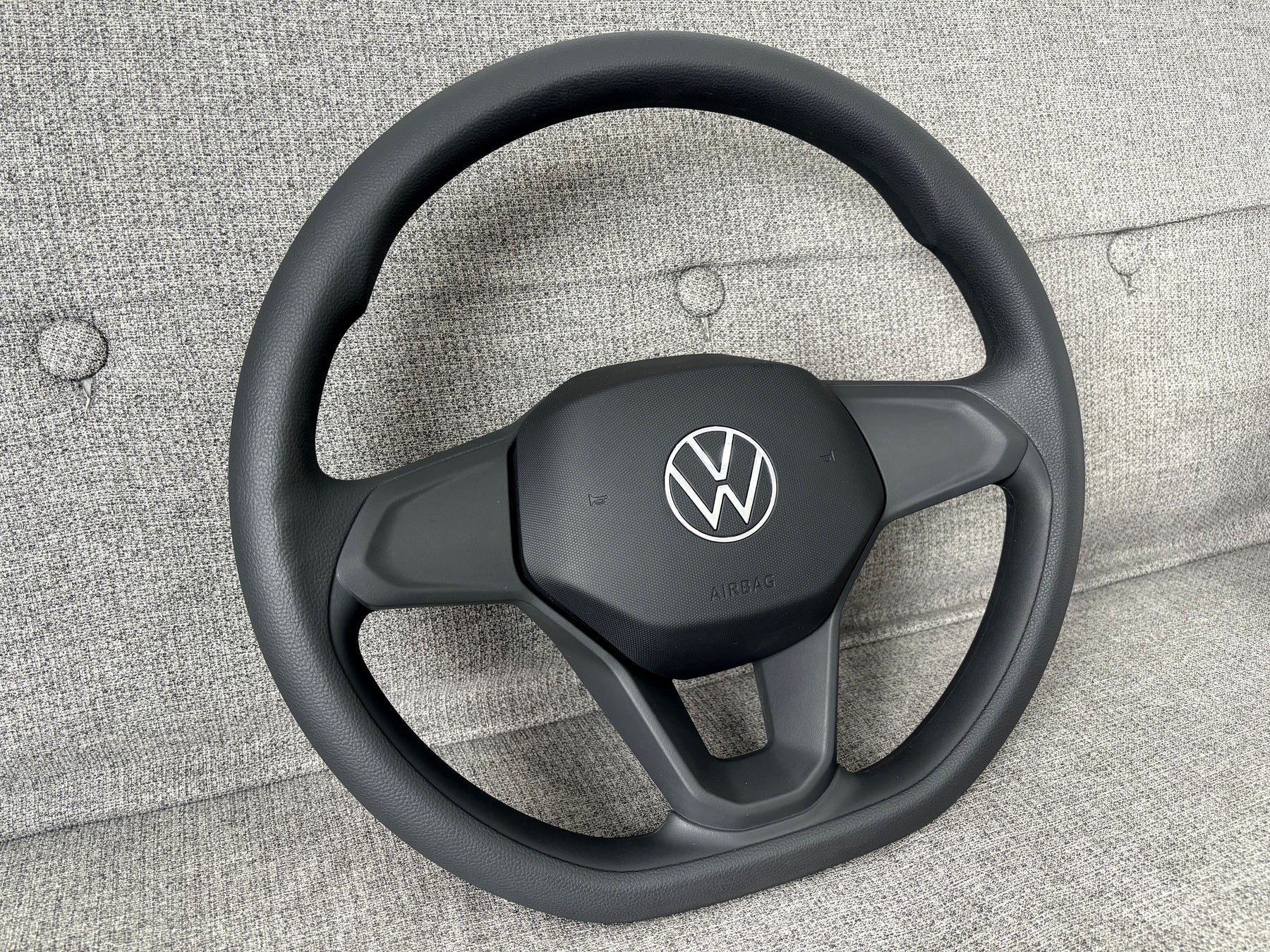 VW Mk8 Flat Bottom Steering Wheel Manual Golf Polo T5.1 T6 Tiguan Touran Genuine