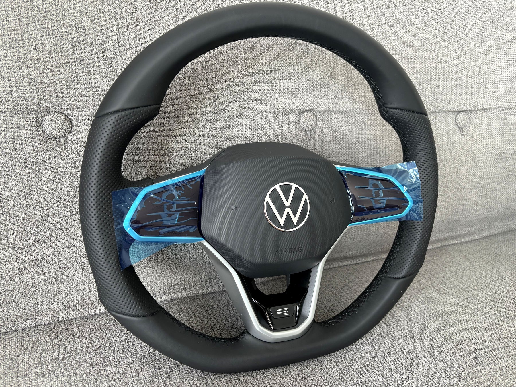 VW MK8 Golf Tiguan Toureg Caddy T6 Passat R Heated ACC Steering Wheel Manual