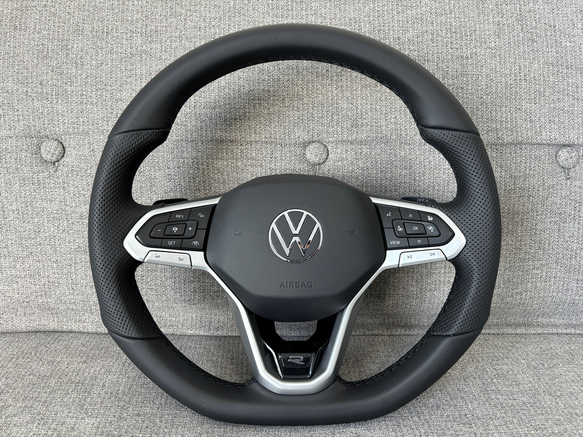 VW MK8 Golf Touran Tiguan Caddy Passat T6 Heated Steering Wheel With Paddles ACC