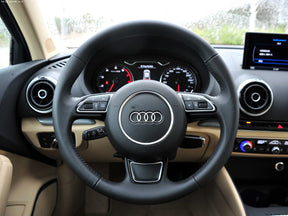 Audi A1 A3 Q3 8V 8X 8U Multifunctional Round Leather Steering Wheel With Paddle