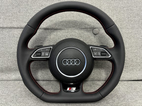 Audi A3 A1 S3 8V 8X Q3 SQ3 8U Flat Bottom Steering Wheel With Paddle Shifters