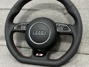 Audi A3 A1 S3 8V 8X Q3 SQ3 8U Flat Bottom Steering Wheel With Paddle Shifters