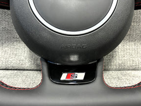Audi A3 A1 S3 8V 8X Q3 SQ3 8U Flat Bottom Steering Wheel With Paddle Shifters