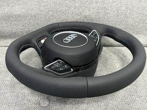Audi A3 A1 Q3 SQ3 S3 8V 8X 8U S-Line Leather Steering Wheel With Paddle Shifters