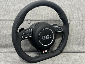 Audi A3 A1 Q3 SQ3 S3 8V 8X 8U S-Line Leather Steering Wheel With Paddle Shifters
