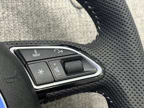 Audi A3 A1 Q3 SQ3 S3 8V 8X 8U S-Line Leather Steering Wheel With Paddle Shifters
