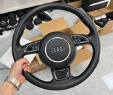 Audi A1 A3 Q3 8V 8X 8U Multifunctional Round Leather Steering Wheel Manual