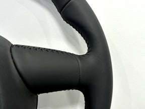 Audi A3 A1 Q3 S3 RS 8V A1 8X 8U S-Line Flat Bottom Leather Steering Wheel Manual