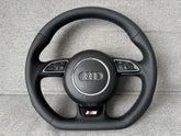 Audi A3 A1 Q3 SQ3 S3 8V 8X 8U S-Line Multifunction Leather Steering Wheel Manual