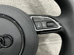 Audi A3 A1 Q3 8V 8X 8U S-Line Flat Bottom Steering Wheel With Leather Bag Manual