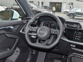 Audi S3 A3 Q2 8V 8Y A1 S1 Q3 Leather Flat Bottom S-Line Steering Wheel Genuine