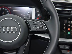 Audi S3 A3 Q2 8V 8Y A1 S1 Q3 Leather Flat Bottom S-Line Steering Wheel Genuine