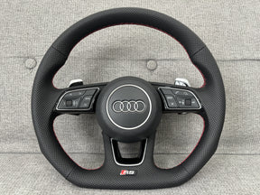 Audi RS3 8Y SQ3 F3 Sport Perforated FB Steering Wheel With DSG Paddles Genuine