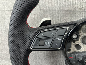Audi RS3 8Y SQ3 F3 Sport Perforated FB Steering Wheel With DSG Paddles Genuine