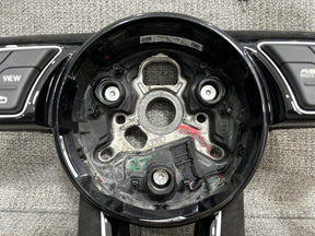 Audi RS3 8Y Alcantara Flat Bottom Steering Wheel With DSG Paddle RS Mode Genuine