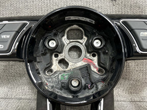 Audi RS3 8Y Alcantara Flat Bottom Steering Wheel With DSG Paddle RS Mode Genuine