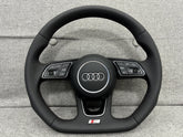 Audi S3 SQ2 S1 Flat Bottom S-Line Steering Wheel With Paddle Shifters Genuine