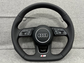 Audi S3 SQ2 S1 Flat Bottom S-Line Steering Wheel With Paddle Shifters Genuine