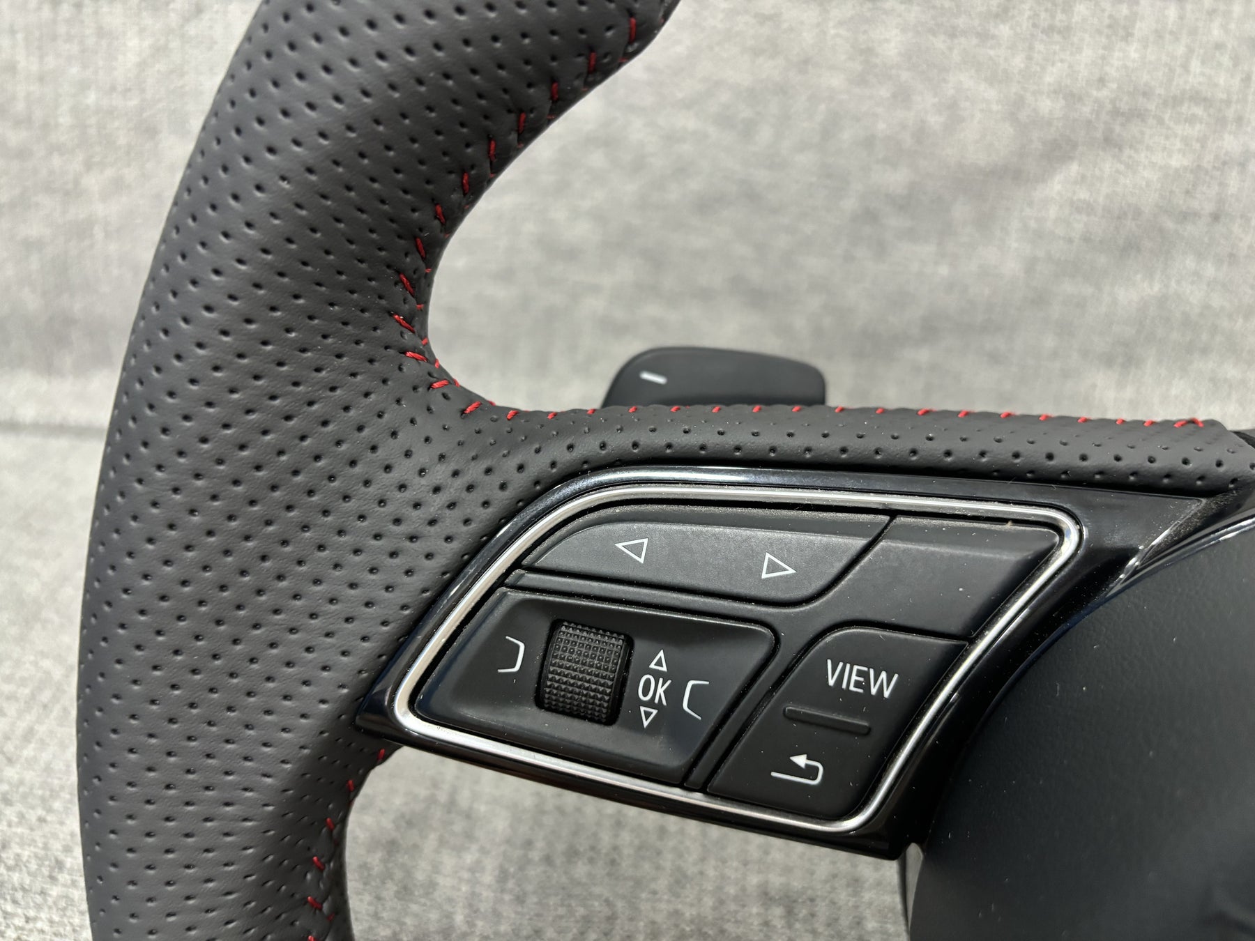 Audi S3 SQ2 S1 Flat Bottom S-Line Steering Wheel With Paddle Shifters Genuine